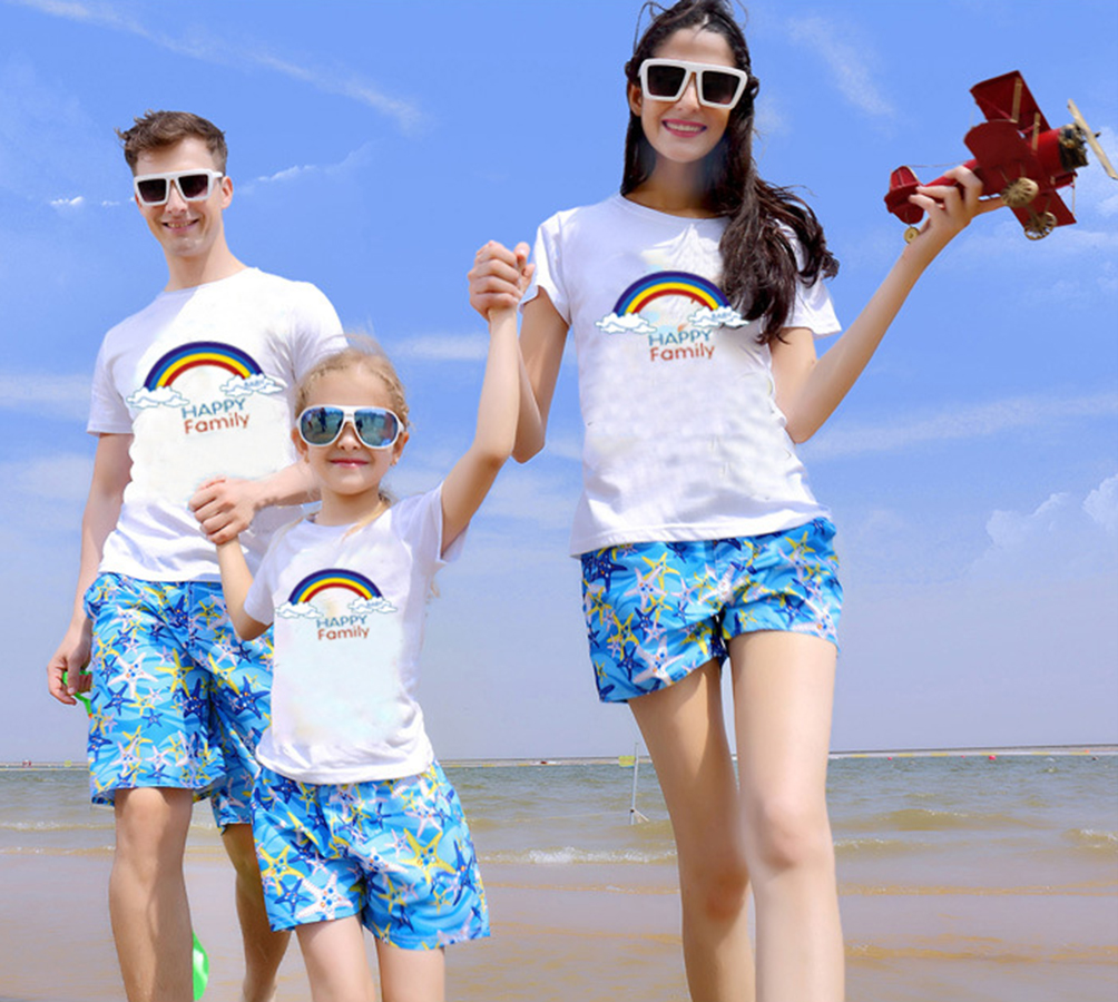 99+ mẫu áo gia đình đi biển đẹp nhất, dẫn đầu xu hướng thời trang